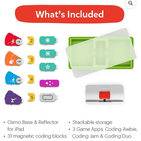 Osmo Coding Starter Kit for iPad Learning Games Stem Toy Ages 5-12 Learn to Code - Picture 5 of 16